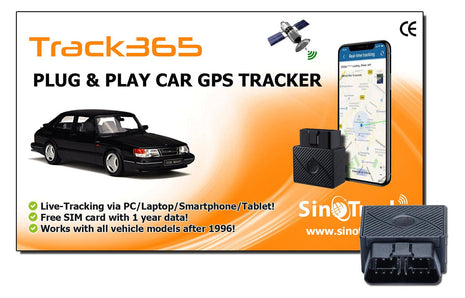 Car Tracker Track 365 Car Tracker with 12 Months Data Included - siopashop.ie