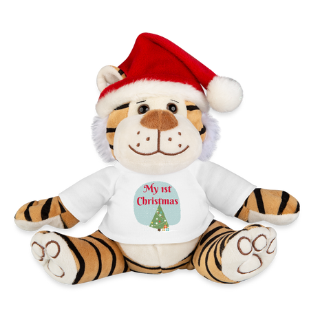 My 1st Christmas Tiger - white