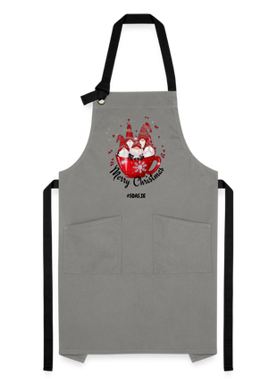 Christmas Artisan Apron - grey/black