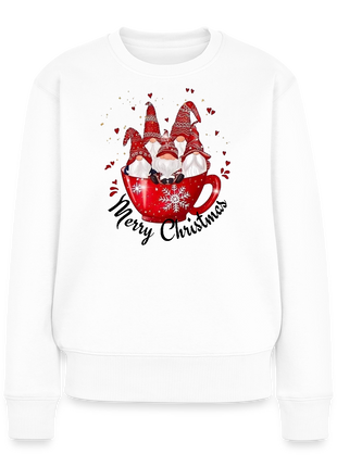 Women’s Christmas Gnomes Premium Sweatshirt - white