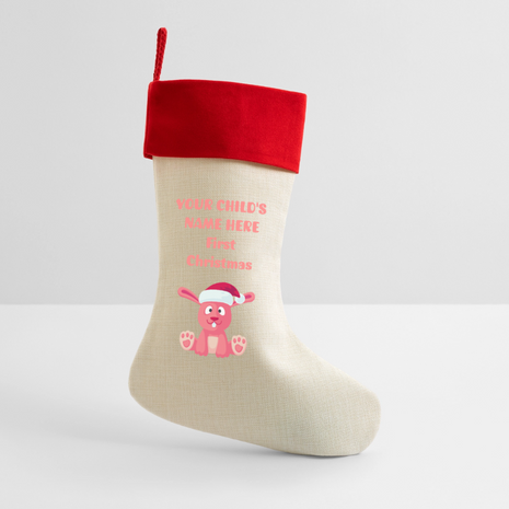 DESIGN IT YOURSELF Baby's First Christmas - natural/classic red 