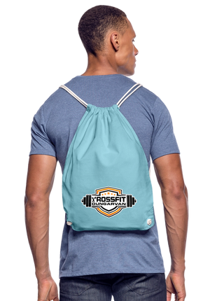 Crossfit Drawstring Bag - aqua