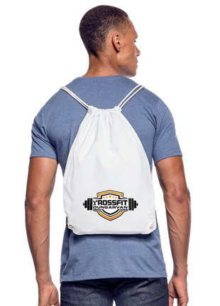 Crossfit Drawstring Bag - white