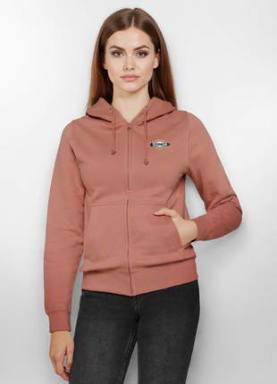 Women’s Crossfit Hooded Jacket - dusky rose