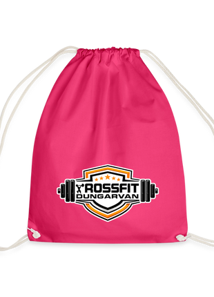 Crossfit Drawstring Bag - fuchsia