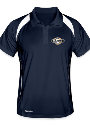 Men's Crossfit Sports Polo - navy/white