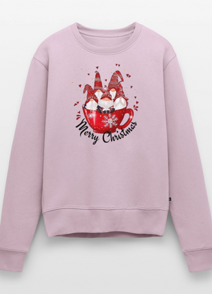 Women’s Christmas Gnomes Premium Sweatshirt - dusky pink
