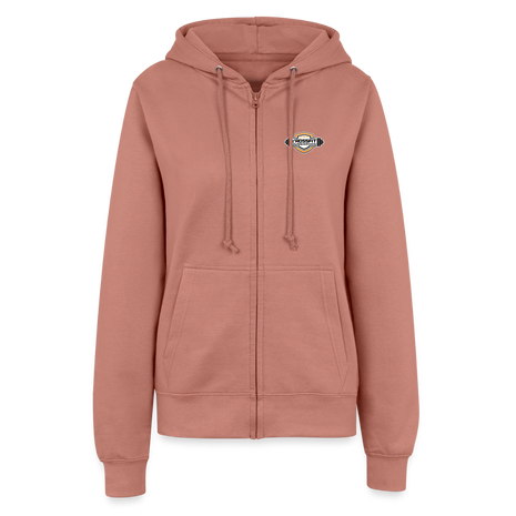 Women’s Crossfit Hooded Jacket - dusky rose