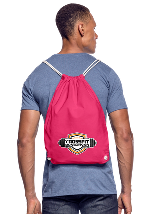 Crossfit Drawstring Bag - fuchsia