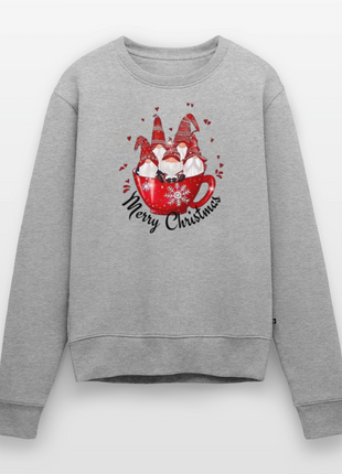 Women’s Christmas Gnomes Premium Sweatshirt - heather grey