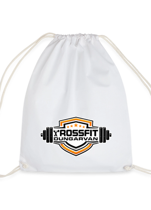 Crossfit Drawstring Bag - white