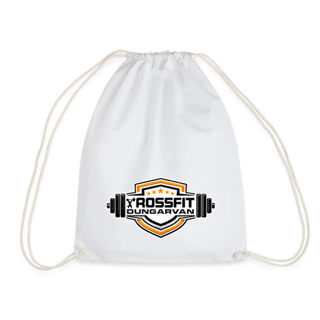 Crossfit Drawstring Bag - white