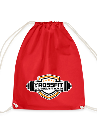 Crossfit Drawstring Bag - red
