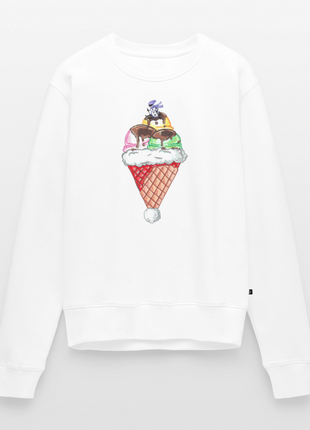 Custom SOAS Original Design Premium Sweatshirt - white