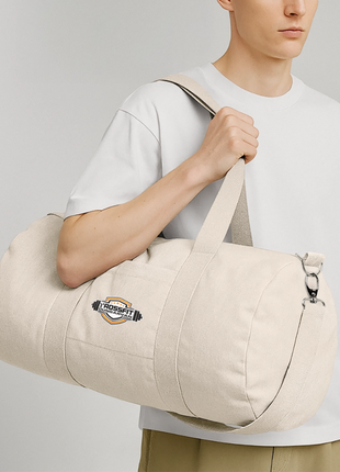Crossfit Canvas Duffle Bag - natural
