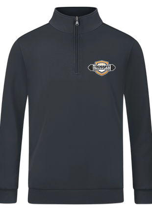 JAKO Crossfit Organic Zip Top - anthracite