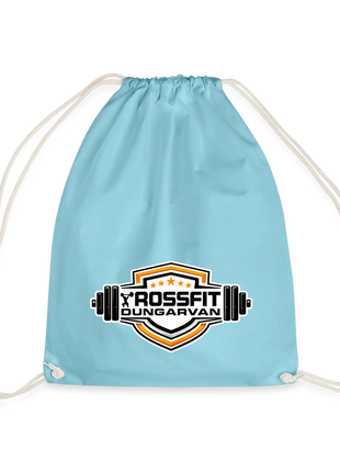 Crossfit Drawstring Bag - aqua