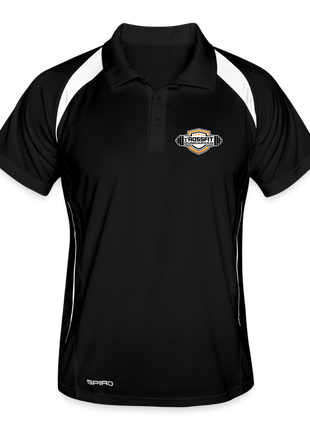 Men's Crossfit Sports Polo - black/white