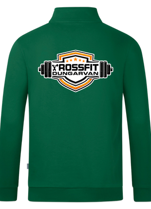 JAKO Crossfit Organic Zip Top - kelly green