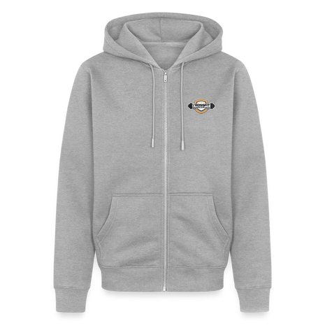 Men's Premium Crossfit Hooded Jacket - heather grey