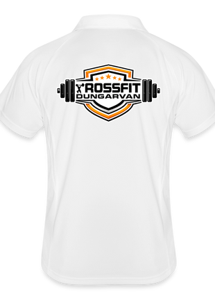 Men's Crossfit Sports Polo - white/red