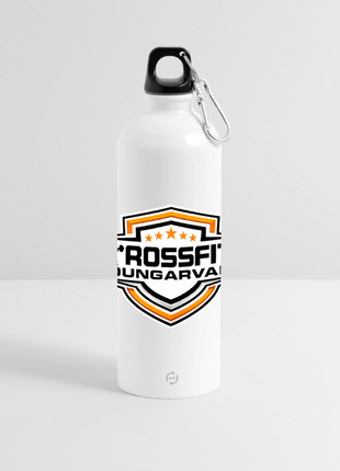 Crossfit Water bottle with carabiner 750 ml - white