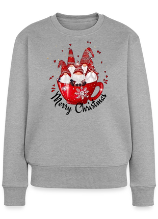 Women’s Christmas Gnomes Premium Sweatshirt - heather grey
