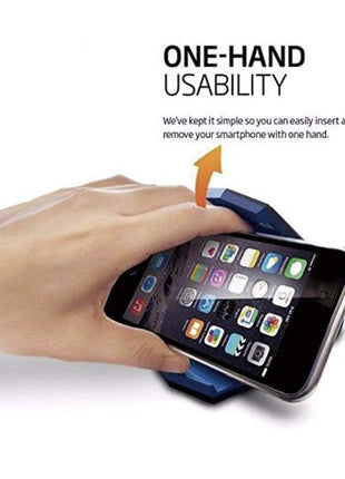 Car Phone Holder Alligator Clip Mobile Phone Holder for Car - Black/Blue - siopashop.ie