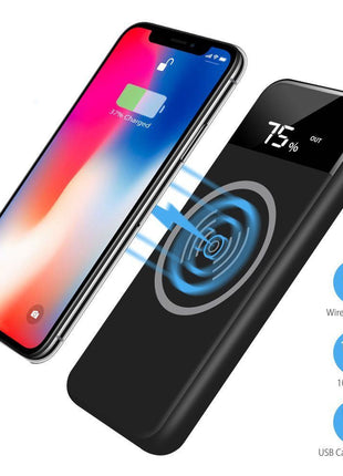 Wireless Charger Wireless Charger for all Qi Smart Devices - Red - siopashop.ie
