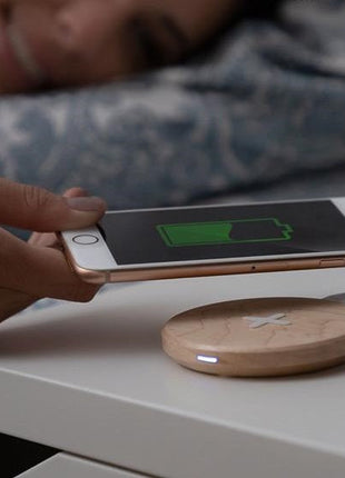 Wireless Charger Wireless Wooden Fast Charger - Various Colours - siopashop.ie