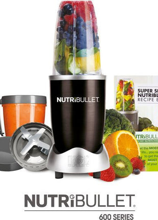 Nutribullet Nutribullet 600w 8-piece Blender - Various Colours - siopashop.ie Black