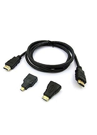 3in1 HDMI Cable 3 in 1 HDMI Cable Kit - 1.5M - siopashop.ie
