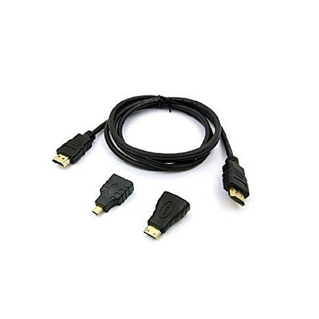 3in1 HDMI Cable 3 in 1 HDMI Cable Kit - 1.5M - siopashop.ie