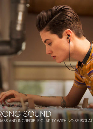 Wireless Headphones Sol Republic Wireless Noise Cancelling Neckband Headphones - Navy - siopashop.ie