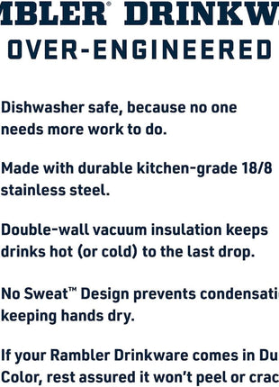 YETI Rambler 42oz Straw Mug with Customisation