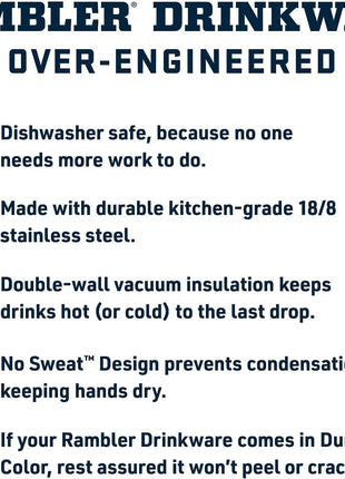 YETI 26oz Rambler Bottle Chug with Customisation