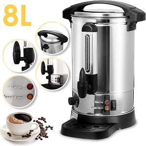 8L Hot Drinks Urn with Tap