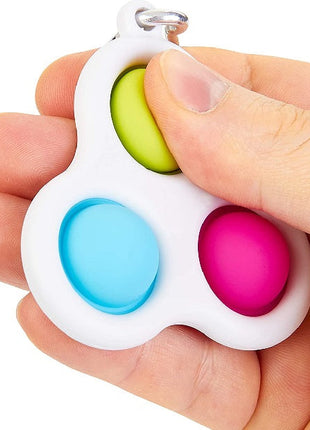 Poppit Fidget Toy Simple Dimples Poppit Bubble Fidget Keyrings - siopashop.ie