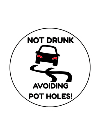 Not Drunk Car Sticker