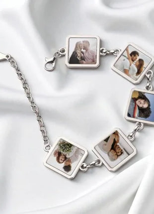 Personalised Bracelet with 5 Squares