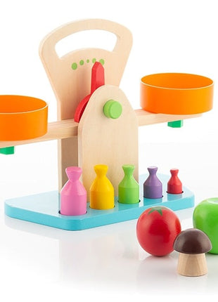 Wooden Scales Wooden Play Kitchen Scales - siopashop.ie
