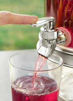 Double Drink Dispenser Double Drink Dispenser with Ice Tank and Snack Tray - siopashop.ie