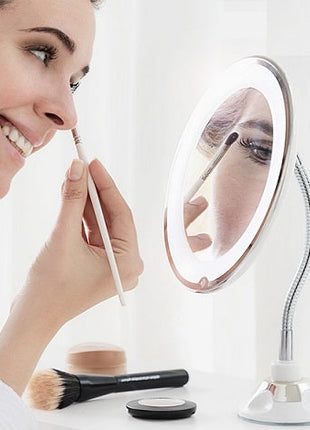 Flexible Mirror Magnifying Flexible Mirror with Suction Cup - siopashop.ie