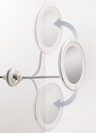 Flexible Mirror Magnifying Flexible Mirror with Suction Cup - siopashop.ie
