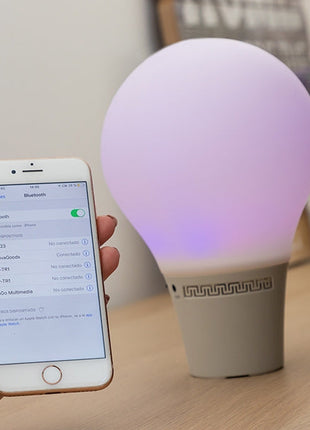 Silicone Lamp Silicone Bulb Lamp with Speaker - siopashop.ie
