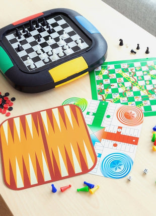 5 in 1 Board Games 5 in 1 Set of Board Games - siopashop.ie